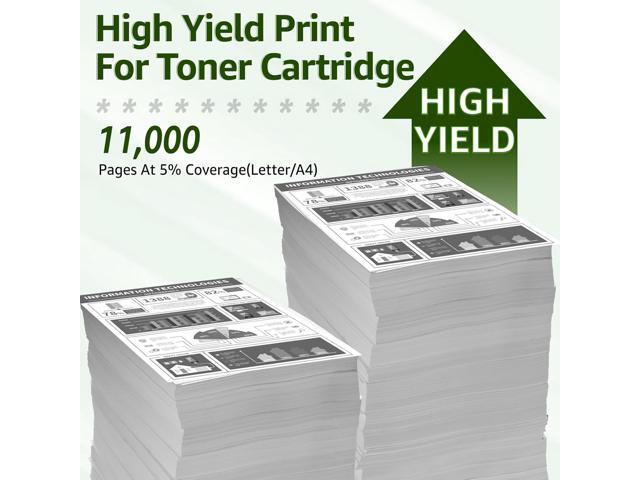 greencycle CF237A Compatible Toner Cartridge Replacement for HP 37A CF237A 37X CF237X Black Cartridge Enterprise M607n M607dn M608n M608dn M608x...