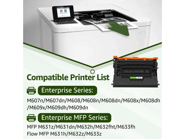 greencycle CF237A Compatible Toner Cartridge Replacement for HP 37A CF237A 37X CF237X Black Cartridge Enterprise M607n M607dn M608n M608dn M608x...