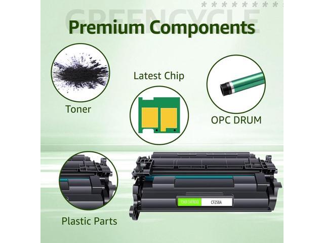 greencycle 58A [With Chip] Compatible Toner Cartridge Replacement for HP 58A CF258A Black Cartridge Laserjet Pro M404dn M404n M404dw MFP M428fdw...