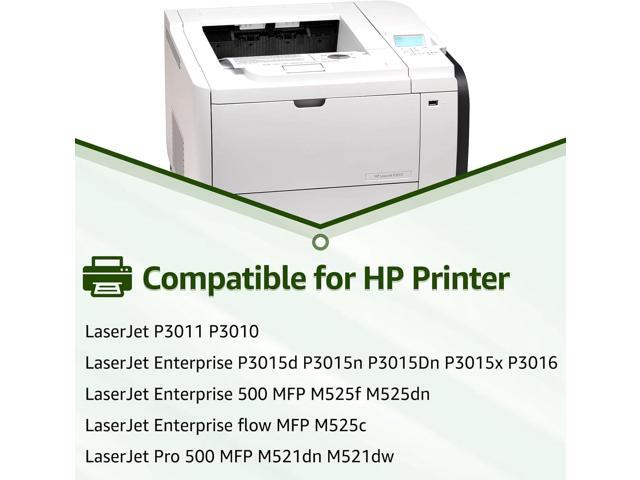 greencycle CE255X Compatible Toner Cartridge Replacement for HP 55X CE255X 55A CE255A Black Cartridge Laserjet P3015 P3015dn P3015x Pro 500 MFP...