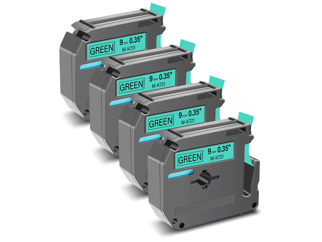 GREENCYCLE Compatible for Brother M721 M-K721 MK721 M-721 MK721s 0.35 Inch Non-L