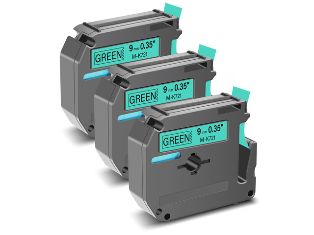 GREENCYCLE Compatible for Brother M721 M-K721 MK721 M-721 MK721s 0.35 Inch Non-L