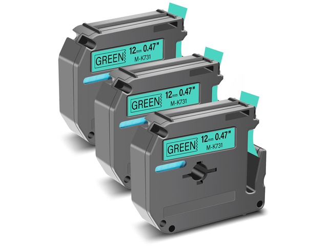 GREENCYCLE Compatible for Brother M731 M-K731 MK731 M-731 MK731s 0.47 Inch Non-L