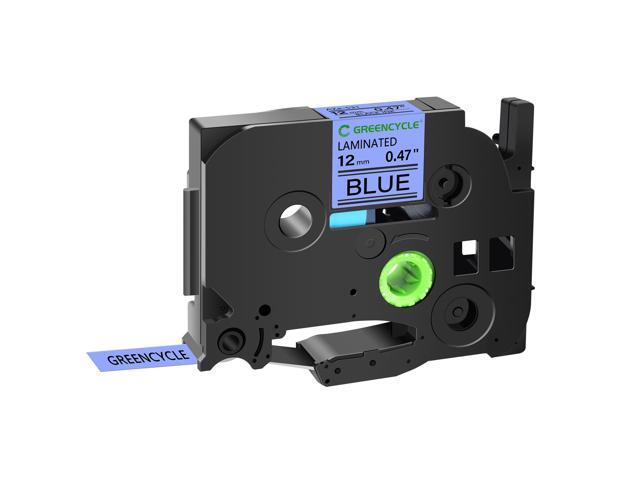 GREENCYCLE TZe-531 12mm 0.47 Laminated Blue Tape Compatible for Brother P-Touch Black on Blue TZ-531 TZe531 1/2 inch TZe TZ Tape for Ptouch PT-D210...