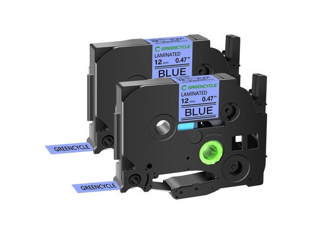 GREENCYCLE TZe-531 12mm 0.47 Laminated Blue Tape Compatible for Brother P-Touch