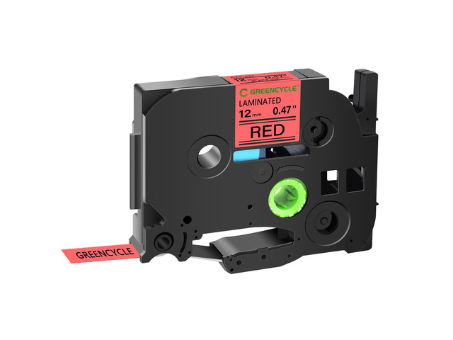GREENCYCLE TZe-431 12mm 0.47 Laminated Red Tape Compatible for Brother P-Touch B