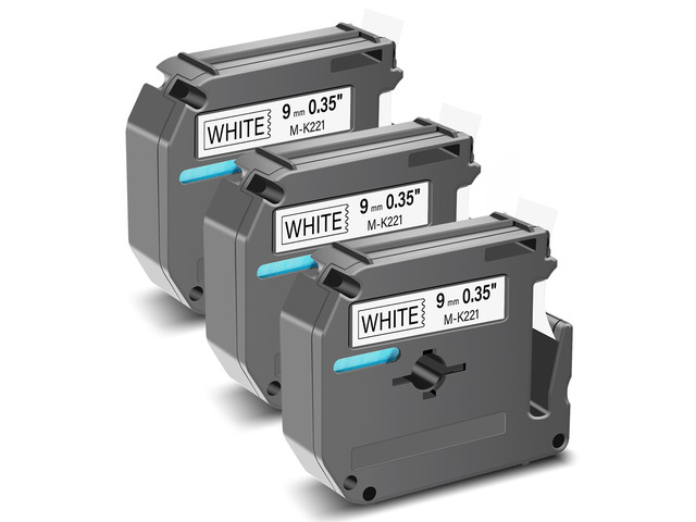 GREENCYCLE Compatible for Brother M221 M-K221 MK221 M-221 MK221s 0.35 Inch Non-L