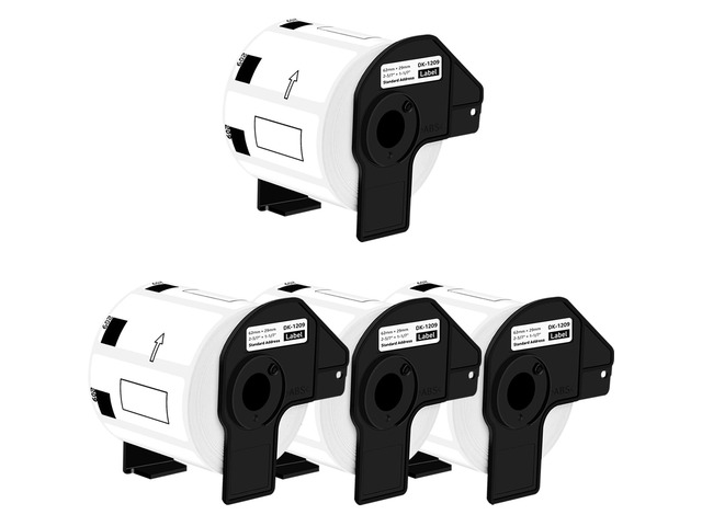 GREENCYCLE 4 Roll Large Address Label Compatible for Brother DK-1209 2.4 in x 1.