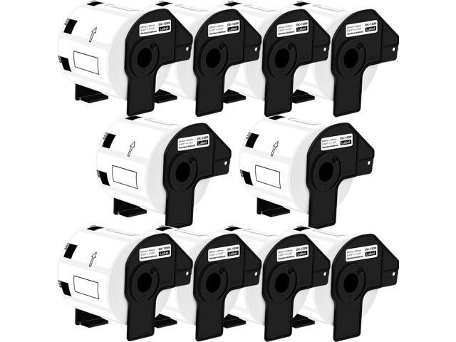 GREENCYCLE 10 Roll Large Address Label Compatible for Brother DK-1209 2.4 in x 1.1 in Use with Brother QL Label Printers (800 Labels/Roll)