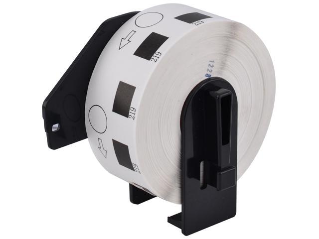 GREENCYCLE 1 Roll DK-1219 DK1219 Die-Cut Round Paper Labels Diameter 1/2' (0.47' Dia) Compatible for Brother QL Label Printers, 1200...
