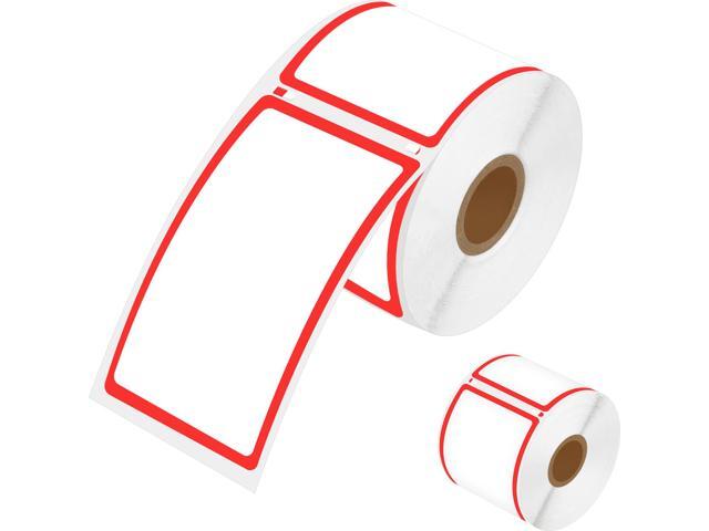 GREENCYCLE Multipurpose Shipping Labels 2 Rolls Compatible for Dymo 30344 Red Framed Direct Thermal LW Labels 2-5/16' x 4' for LabelWriter 450, 450...