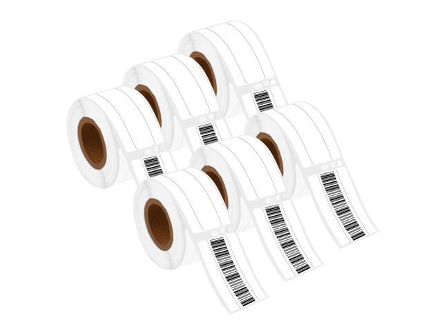 GREENCYCLE 6 Roll /16' x 3-7/16' File Folder Labels Compatible for 30327 LW 1-Up White Paper Labels for LabelWriter 450 Duo, 4XL, 400 Printers, 130...