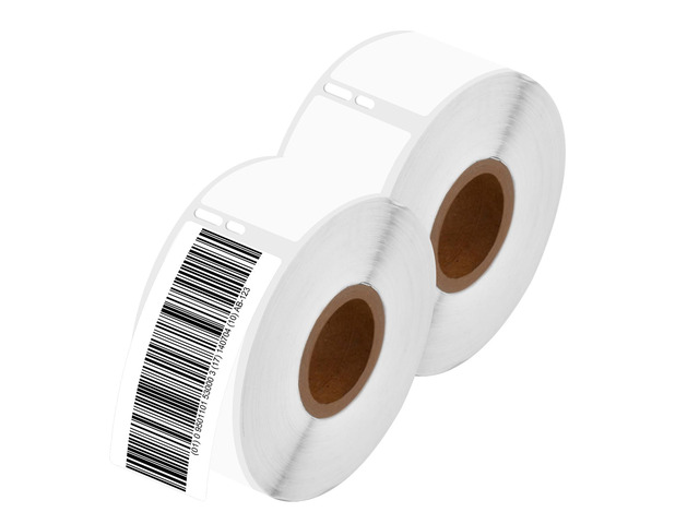 GREENCYCLE 2 Rolls Compatible for Dymo 30320 LW Address Labels Multi Purpose Shipping & Barcode Labels 1-1/8 x 3-1/2 (28mm x 89mm) White for...