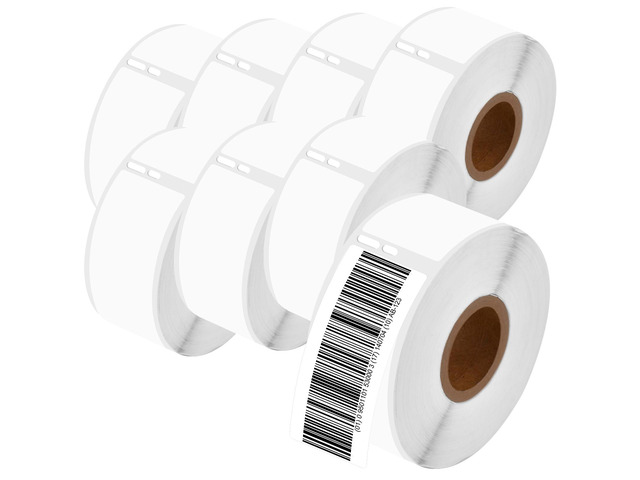 GREENCYCLE 8 Rolls Compatible for Dymo 30320 LW Address Labels Multi Purpose Shi