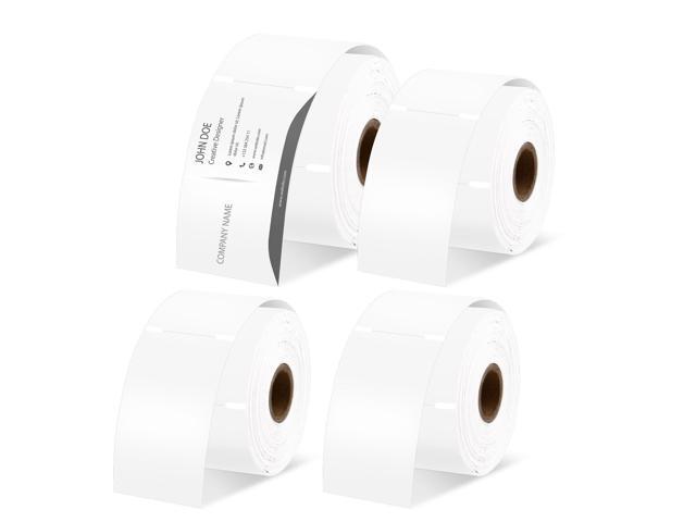 GREENCYCLE 4 Roll Compatible for Dymo LabelWriter 30374 Business and Appointment Cards Non Adhesive, 2' x 3.5' White, NOT FIT 550 & 5XL, 300 Labels...