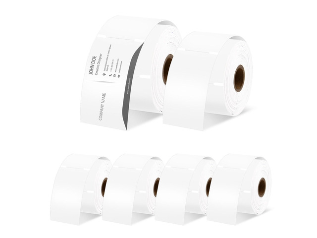 GREENCYCLE 6 Roll Compatible for Dymo LabelWriter 30374 Business and Appointment