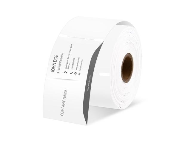 GREENCYCLE 1 Roll Compatible for Dymo LabelWriter 30374 Business and Appointment Cards Non Adhesive, 2' x 3.5' White, NOT FIT 550 & 5XL, 300 Labels...