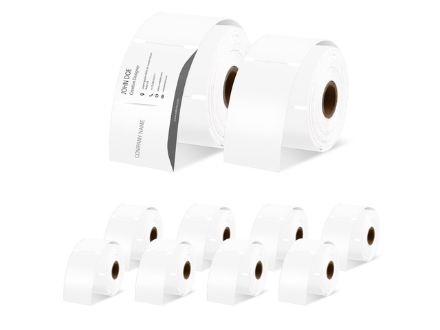 GREENCYCLE 10 Roll Compatible for Dymo LabelWriter 30374 Business and Appointmen