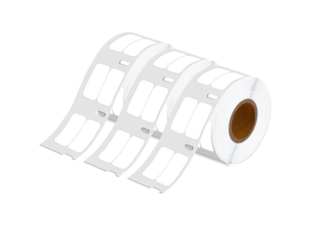 GREENCYCLE 3 Rolls Compatible for Dymo 30333 White LW Extra-Small 2-Up Direct Thermal Multi-Purpose Labels 1/2' x 1' for Labelwriter 450, 4XL &...
