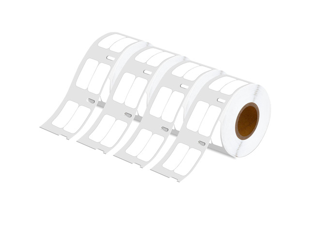 GREENCYCLE 4 Rolls Compatible for Dymo 30333 White LW Extra-Small 2-Up Direct Thermal Multi-Purpose Labels 1/2' x 1' for Labelwriter 450, 4XL &...