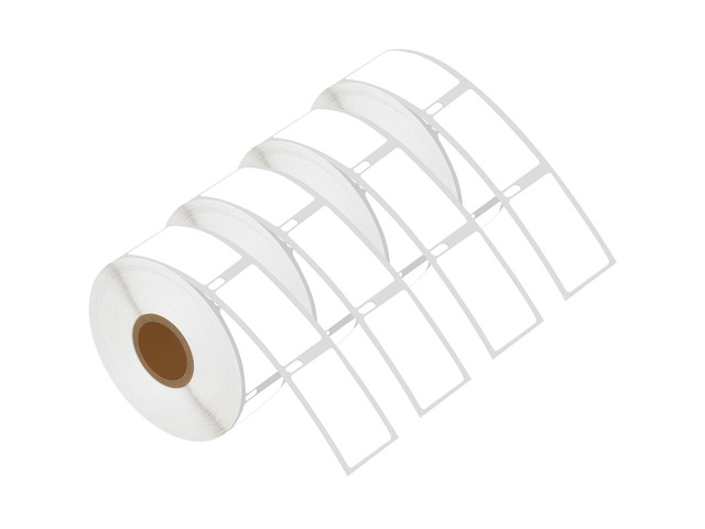 GREENCYCLE 4 PK 30347 1' x 1-1/2' 25mm x 38mm Book Spine Labels 750 Labels Per Roll Compatible with Dymo 450 450 Turbo 4XL 300 310 315 320 330 400...