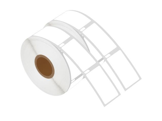 GREENCYCLE 2 PK 30347 1' x 1-1/2' 25mm x 38mm Book Spine Labels 750 Labels Per Roll Compatible with Dymo 450 450 Turbo 4XL 300 310 315 320 330 400...