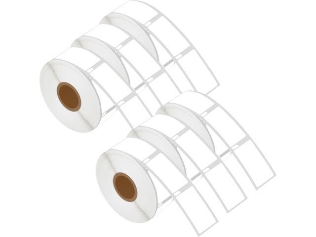 GREENCYCLE 6 PK 30347 1' x 1-1/2' 25mm x 38mm Book Spine Labels 750 Labels Per Roll Compatible with Dymo 450 450 Turbo 4XL 300 310 315 320 330 400...