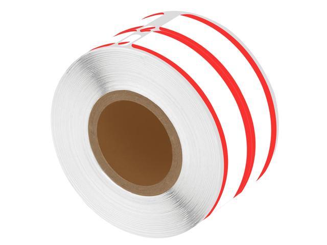 GREENCYCLE 1 Rolls Compatible for Dymo LW 30276 White w/Red Stripe 2-Up File Folder Labels 9/16' x 3-7/16' 14mm x 87mm for LabelWriter 450,450...