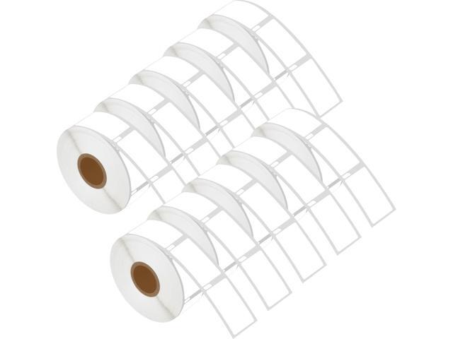 GREENCYCLE 10 PK 30347 1' x 1-1/2' 25mm x 38mm Book Spine Labels 750 Labels Per Roll Compatible with Dymo 450 450 Turbo 4XL 300 310 315 320 330 400...