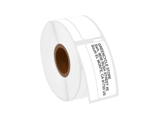 GREENCYCLE 1 Roll Compatible for Dymo 30330 White LW Return Address Labels Multi Purpose Shipping Labels 3/4' x 2' for Labelwriter 450, 4XL & Zebra...