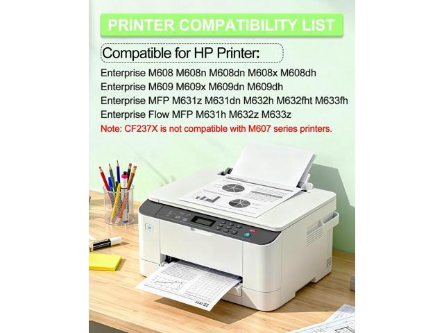 greencycle CF237X Compatible Toner Cartridge Replacement for HP 37X CF237X 37A CF237A Black Cartridge Enterprise M608 M609 M608n M608dn M608x M609x...