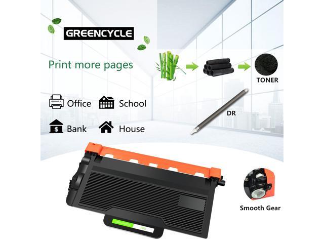 GREENCYCLE 8 Pack TN850 TN-850 Black Toner Cartridge Compatible for Brother HL-L5000D DCP-L5500DN MFC-L6750DW Printer