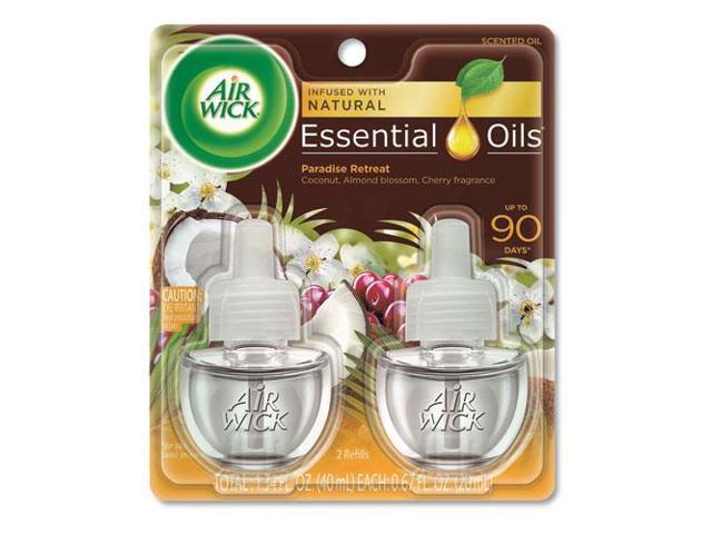Life Scents Scented Oil Refills, Paradise Retreat, 0.67 Oz, 2/pack, 6 Pack/ctn