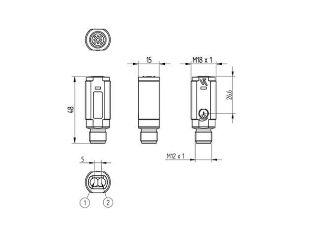 Wenglor OTDK502A0002 Photoelectronic Sensors PNP New