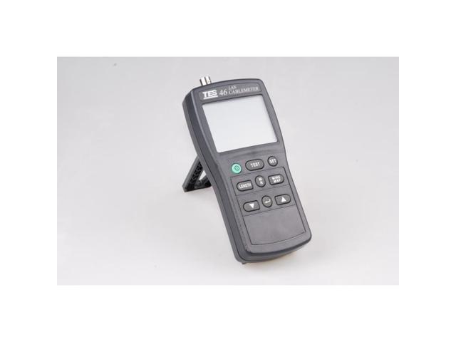 TES-46 CAT-5 Lan Cable Tester Meter Length Faults Status LCD Display