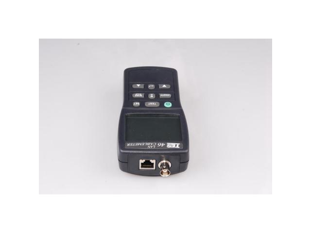 TES-46 CAT-5 Lan Cable Tester Meter Length Faults Status LCD Display