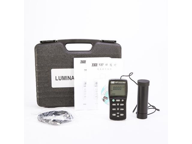 TES-137 Luminance Meter with Dual Display Original from TLCD Lightness Teste