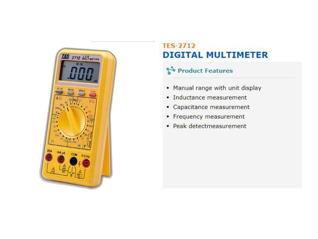 TES-2712 LCR Digital Multimeter Inductance, Capacitance,Ohm Measurement Tester