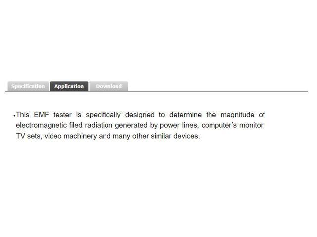 TES-1392 EMF Tester ElectroMagnetic Field Tester Peak Hold Function