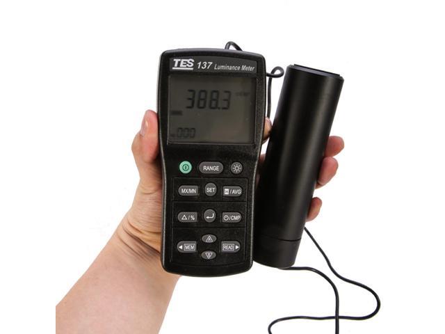 TES-137 Luminance Meter with Dual Display Original from TLCD Lightness Teste