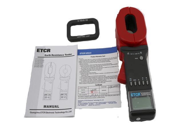 ETCR2000+ High Quality Clamp Earth Resistance Tester Mete Measures
