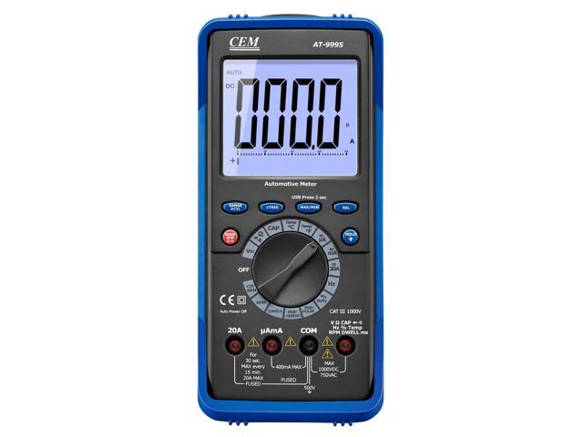 CEM AT-9995 Professional Automotive DMM with USB Interface LCD Display