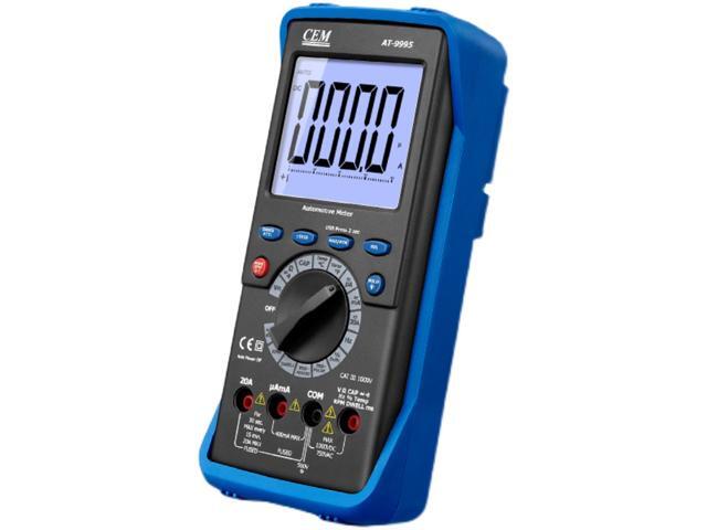 CEM AT-9995 Professional Automotive DMM with USB Interface LCD Display
