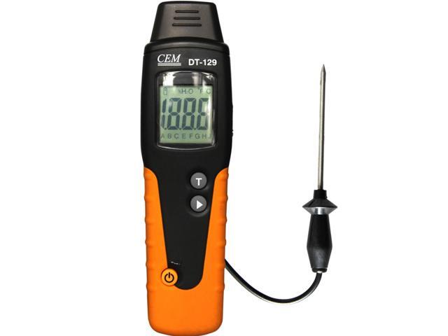 CEM DT-123 Industrial Wide Range Digital Wood Timber Moisture Temperature Meter