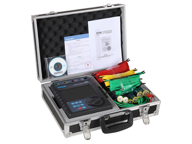 ETCR3000 Digital Earth Resistance Tester 0.01-2000Ohm Ground Resistivity Tester