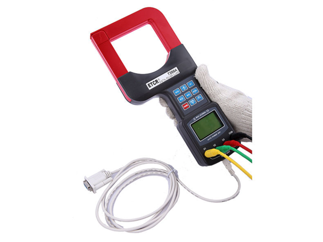 ETCR7300A Large Caliber Three Phase Power Tester AC 0.0A-2000A NEW