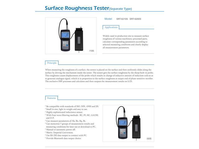 LANDTEK SRT-6200S Surface Roughness Tester Use For Measure Surface roughness