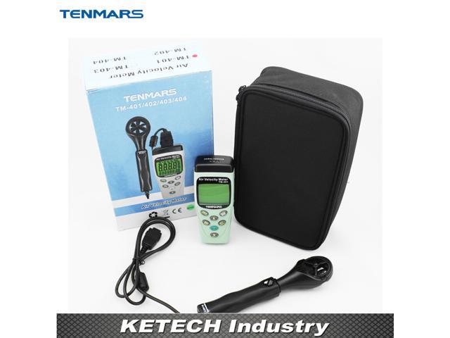 TENMARS TM-401 Multi-function Anemometer Temperature Humidity Stress Tester