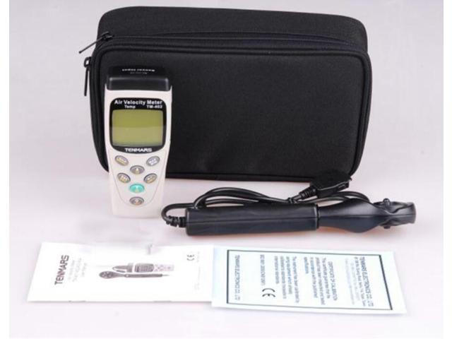 TENMARS TM-402 Anemometer 0.4~25m/s Air Velocity Meter Airspeed Temperature