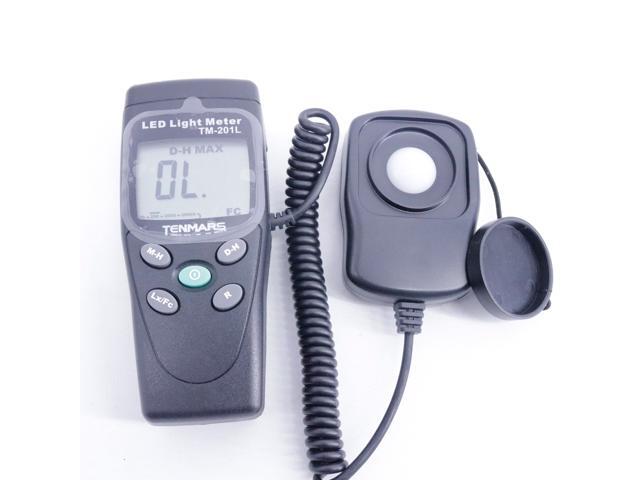 TENMARS LUX/FC TM-201L LED Light Meter LED white light Luminous Intensity
